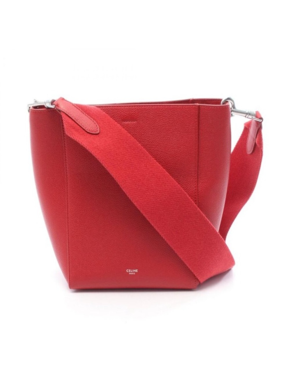Celine Leather Shoulder Bag AUTHENTIC